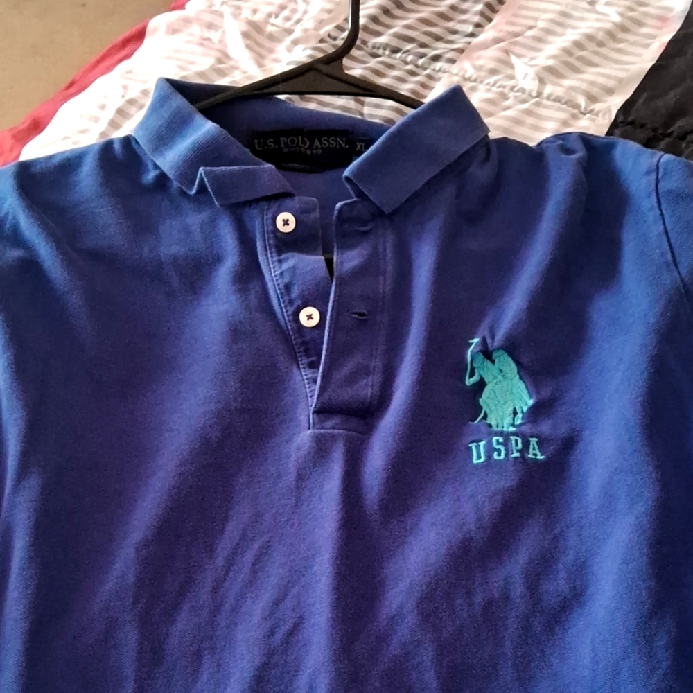 U.S. Polo Assn. Blue Polo Shirt